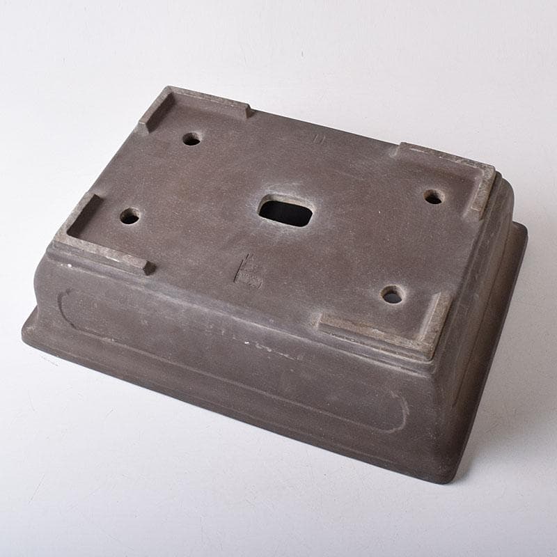 常滑焼　山晃造　植木鉢　盆栽鉢　四方鉢　N　7751C