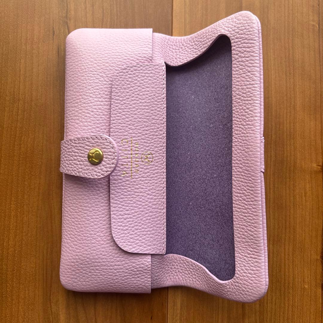 CITTA×HUKURO】ラベンダー ペンケース コラボ 革 ペンケース