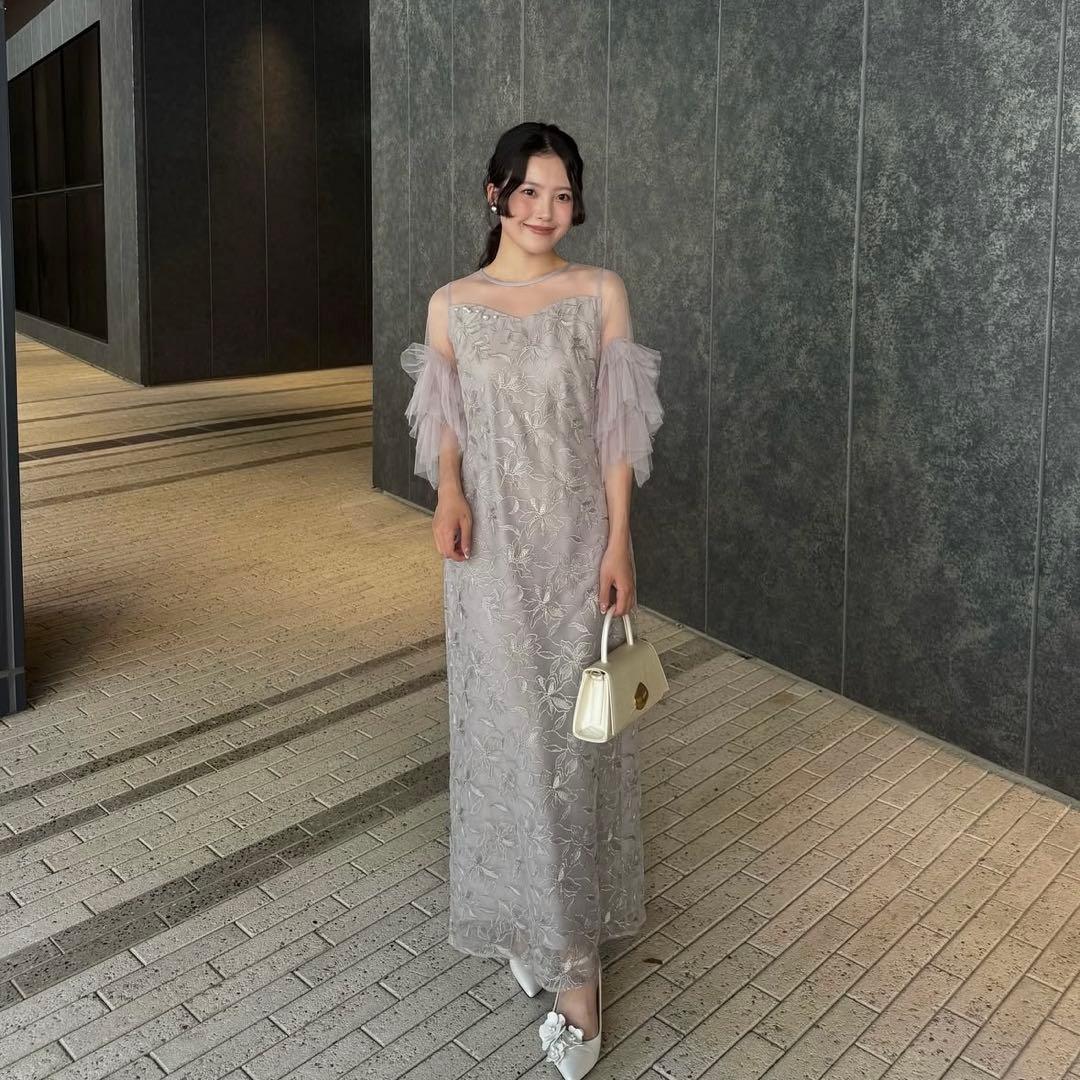 スーツ・フォーマル・ドレス LE'RURE Pearl motif embroidery dress M