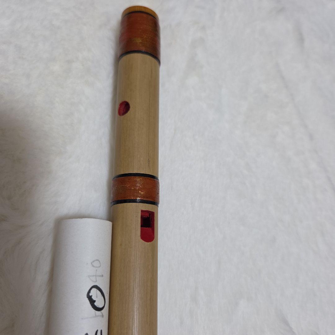 石見神楽を奏でる篠笛 父の手作り 竹製 篠笛 6穴 ナチュラルカラー