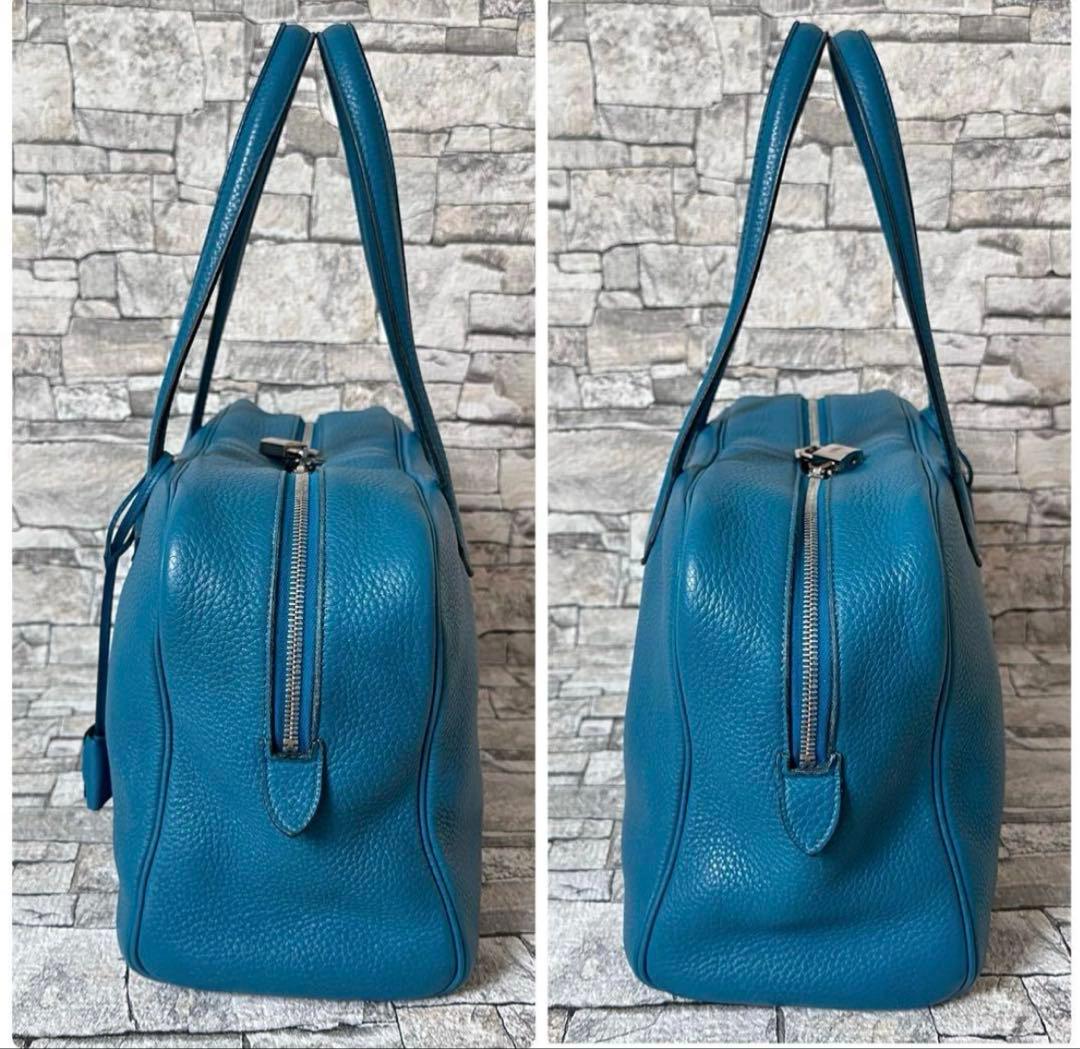 極美品HERMES エルメス ヴィクトリア35 イズミール　ハンドバッ