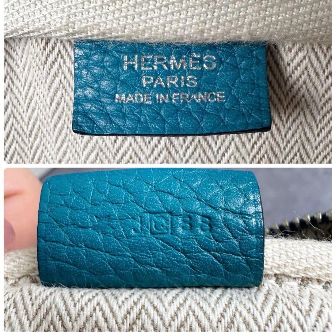 極美品HERMES エルメス ヴィクトリア35 イズミール　ハンドバッ