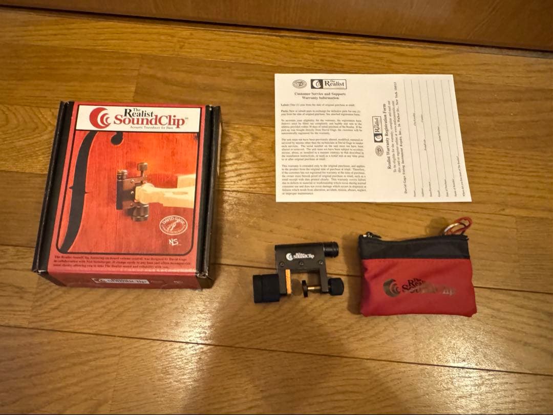 Realist SoundClip アコースティックトランスデューサー