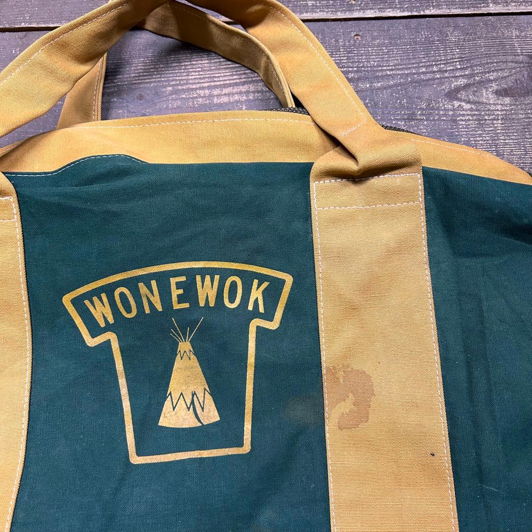 Wonewok キャンバス地 ボストンバッグ 60年代 USA製 ヴィンテージ