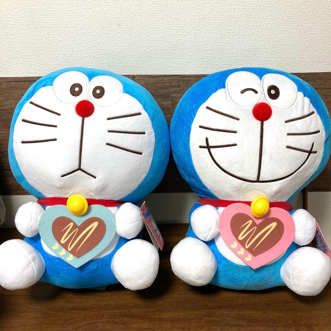 レトロ ドラえもん レアカラーBIGぬいぐるみショコラドリーム&ホワイト