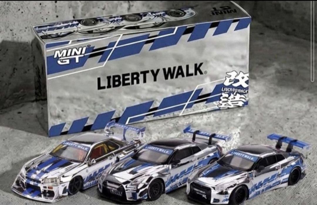 オートサロン minigt liberty walk 限定　セット リバティウォーク 東京オートサロン限定 MINIGT 2台セット - メルカリ