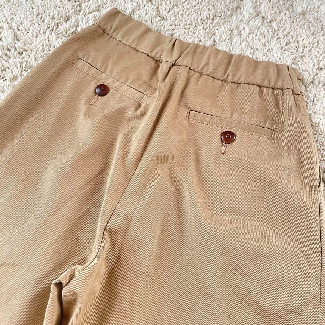 【TWW】ベージュ チノパン プリーツ入り　レディース