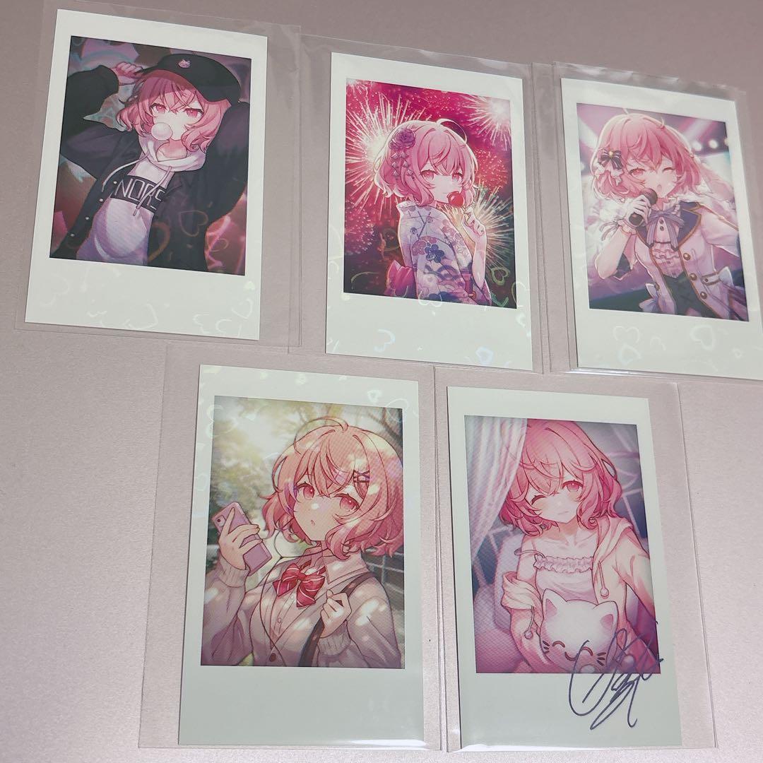 nqrse】チェキ アイドル ホロ ノーマルサイン 5枚セット【なるせ