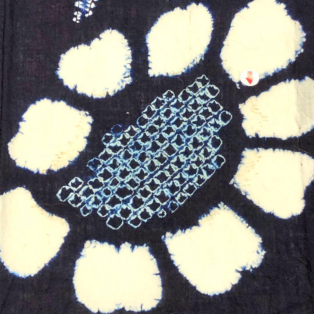 夏着物 浴衣 有松鳴海本絞り 向日葵 KK-2212