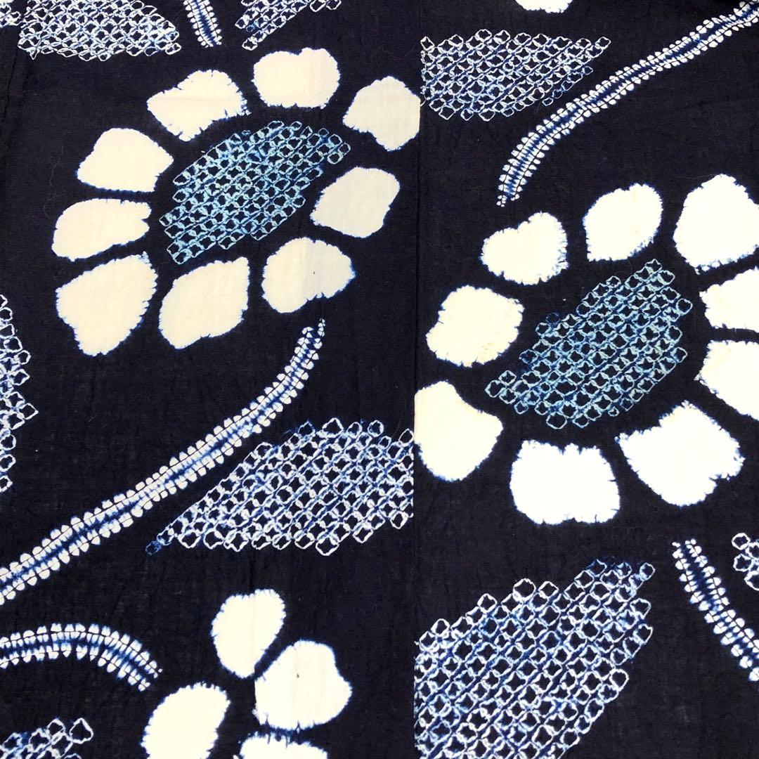 夏着物 浴衣 有松鳴海本絞り 向日葵 KK-2212