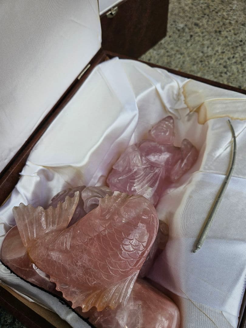 甲州水晶貴石細工 天然石の七福神 作家物 仏像 7体セット 希少 伝統