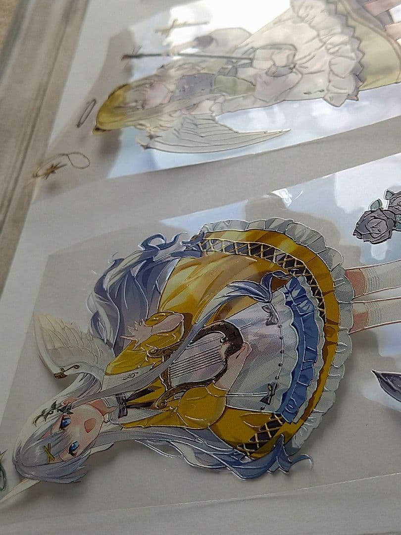 ✩のこり1✩J28＃吟诵曲(水晶PET)鹿离印迹 切り売り海外人物