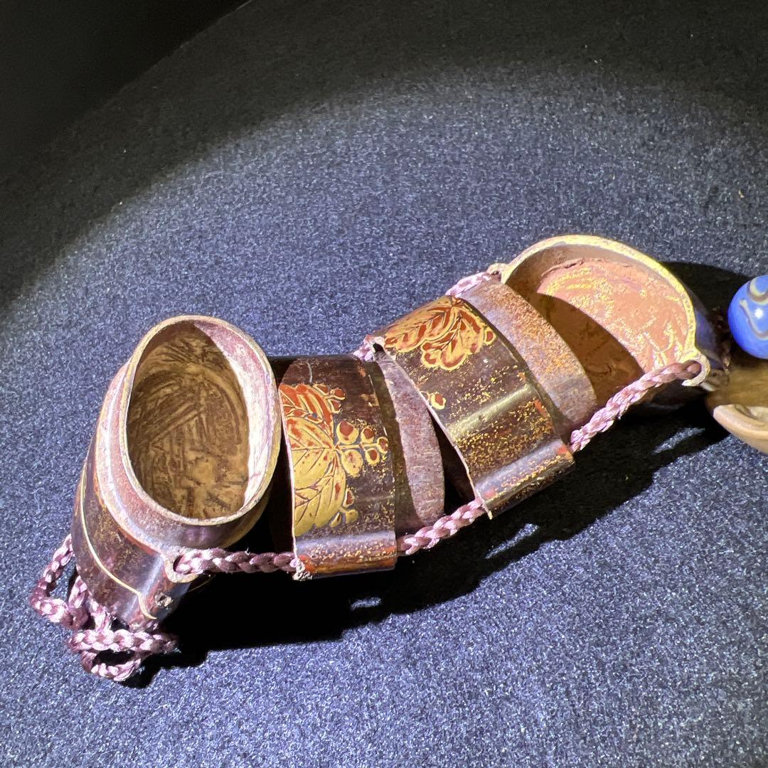 江戸時代　蒔絵五段印籠　74g 東Y7-1203☆2F