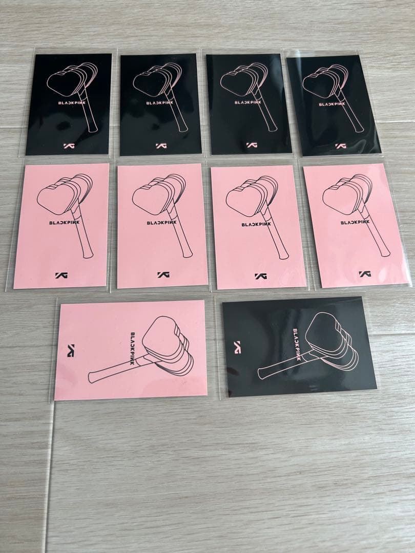 2セット20枚！BLACKPINK ペンライトトレカセット