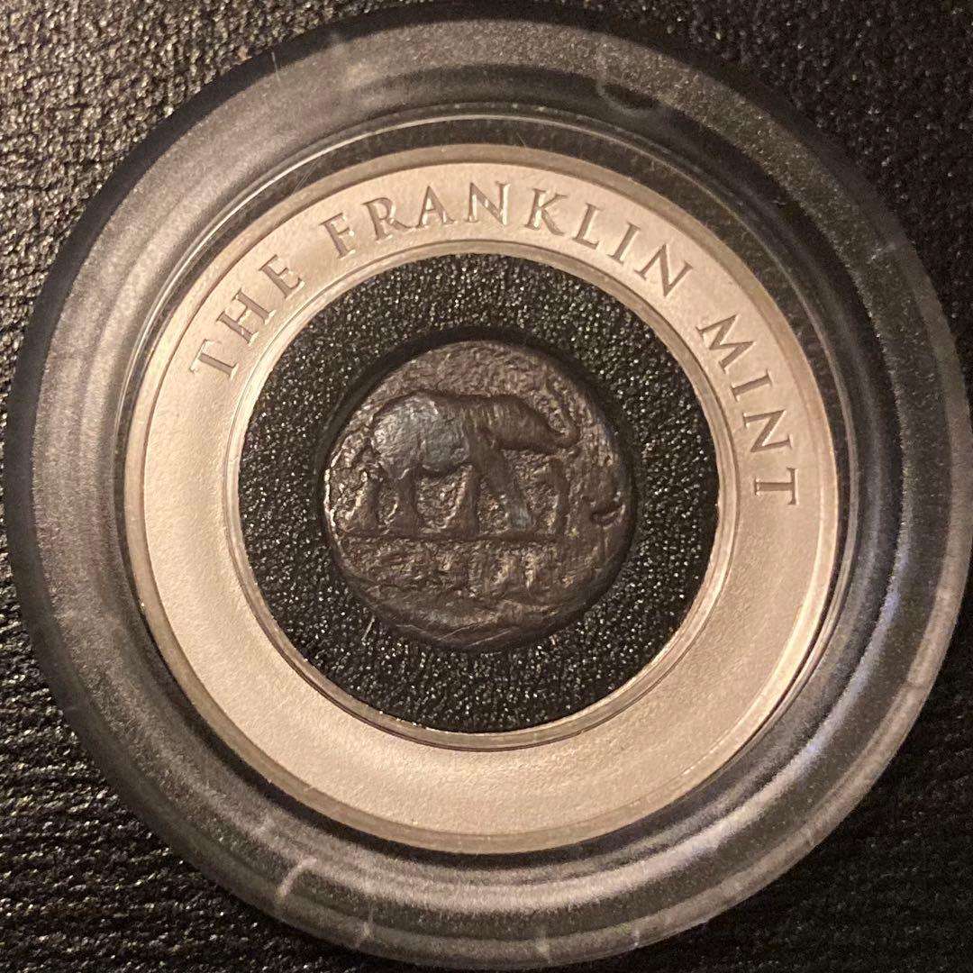 古代ローマ ユリウス カエサル！ デナリウス銀貨/ギリシャ テトラ