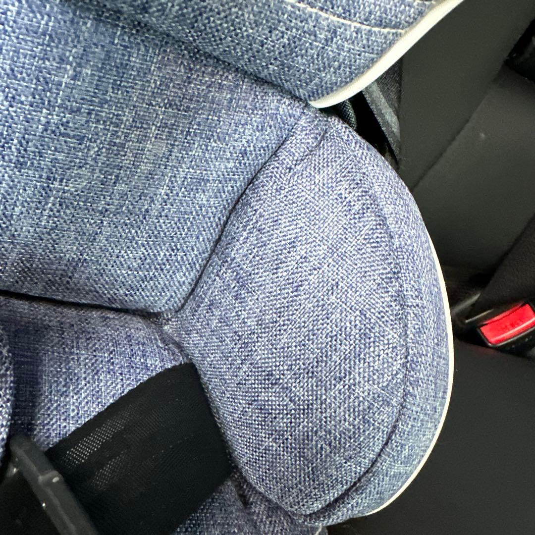 美品】日本育児 トラベルベスト ECプラス デニム チャイルドシート