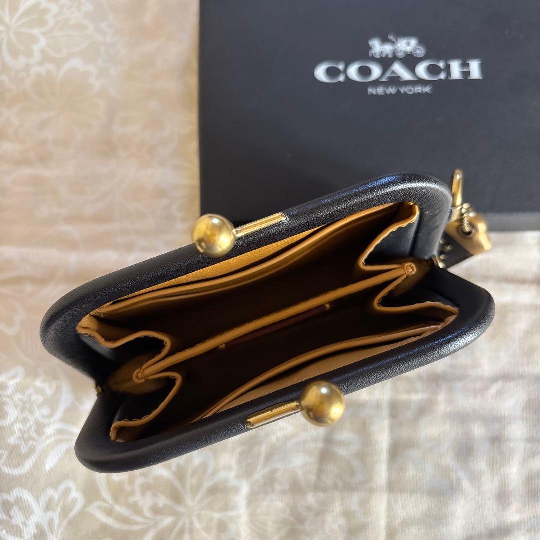 COACH キスロックケース ブラック 新品-未使用
