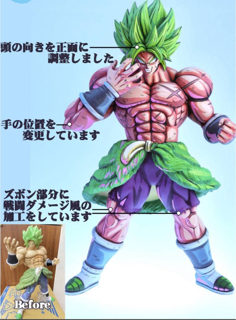 一番くじ ブロリー リペイント 二次元 ドラゴンボール超