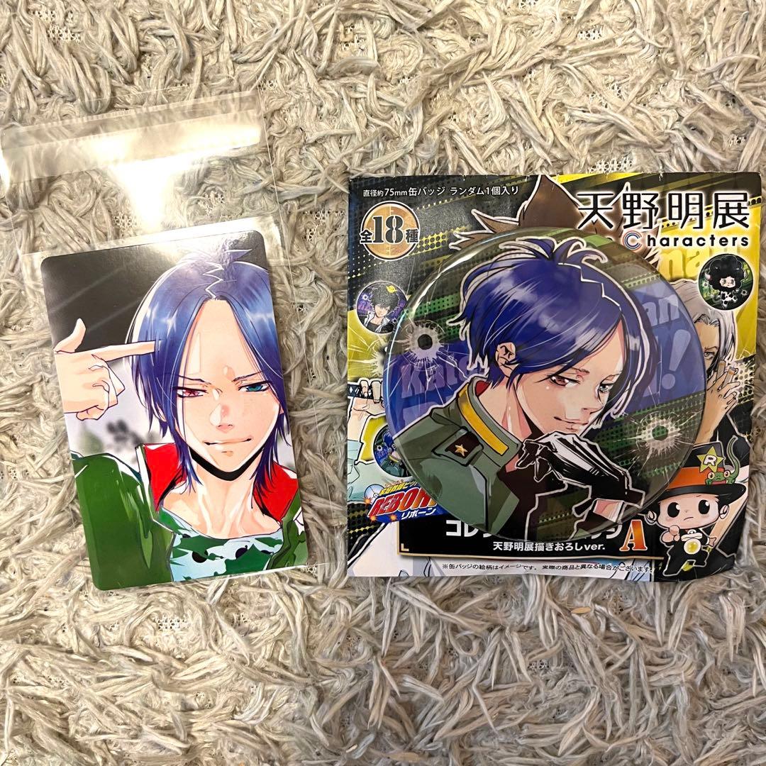 家庭教師ヒットマンREBORN! 六道骸 原作 天野明展 缶バッジ