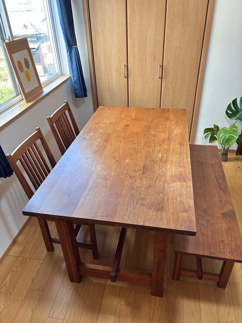 シャルドネ　CHARDONNAY ダイニングテーブルセット　DOLCI 無垢