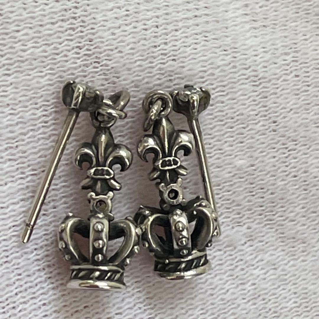 PATRICK COX/パトリックコックス、シルバー925、ピアス、王冠