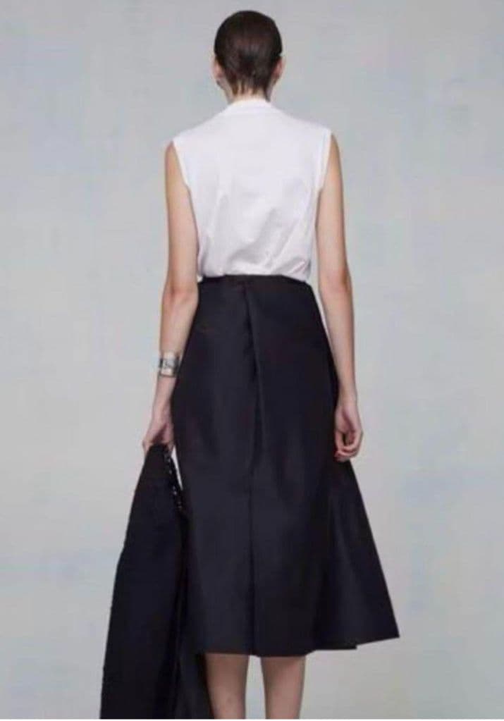 新品DRAWER フレアスカート ブラック