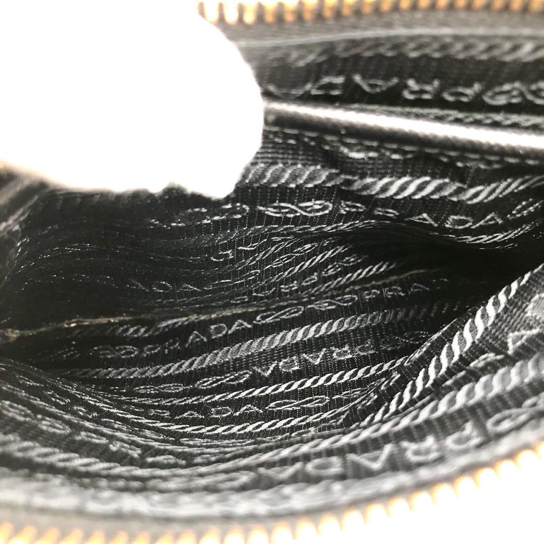 極美品✨プラダ チェーンショルダーバッグ ミニ 三角ロゴ ナイロン 1BH085