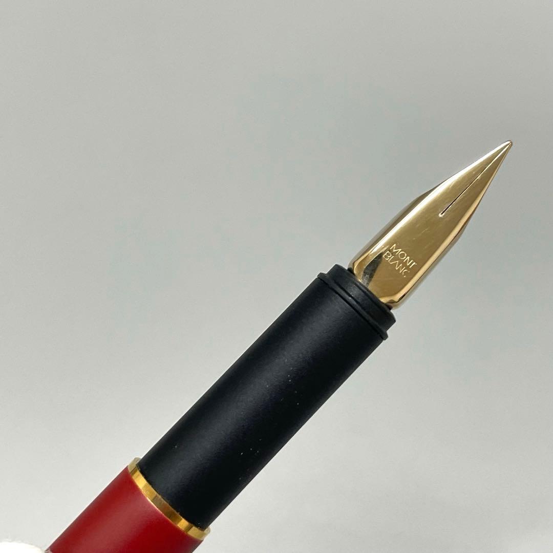 MONT BLANC モンブラン 未使用 万年筆 Sライン レッド ゴールド