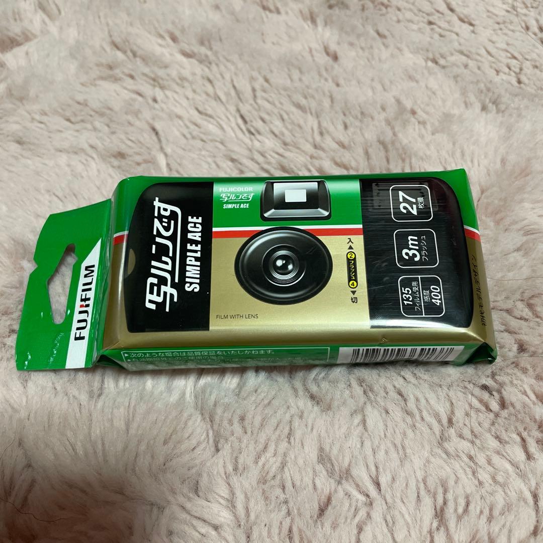 FUJIFILM SIMPLE ACE 使い捨てカメラ 27枚撮影有効期限切れ - メルカリ