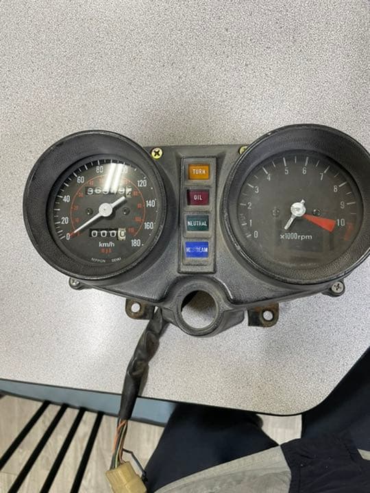 cb250t メーター 純正 ホーク バブ