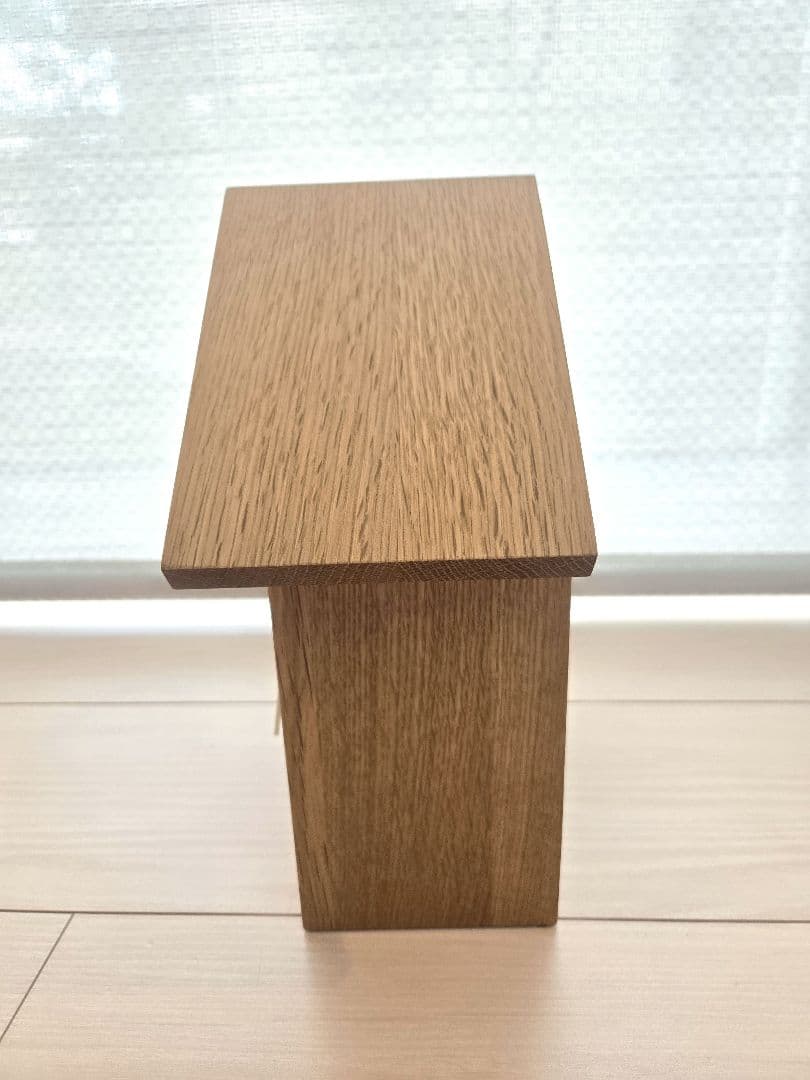 a*読様 無印良品　鳩時計　掛置時計・クリ材