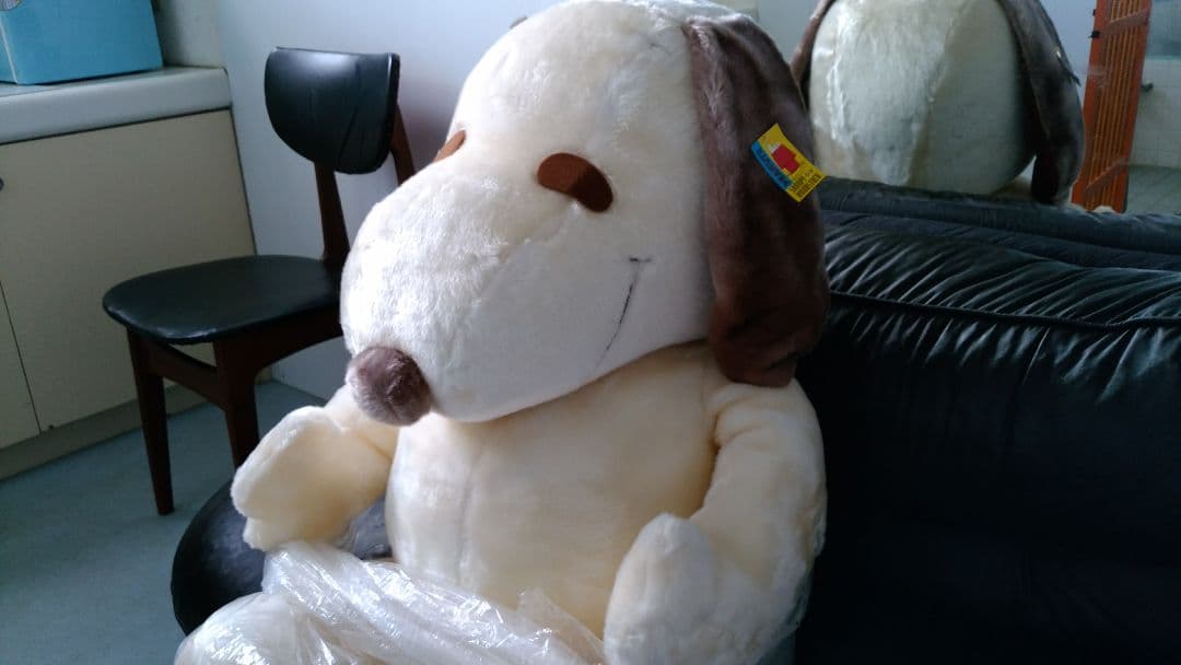 スヌーピー　ぬいぐるみ　3Lサイズ　モカ