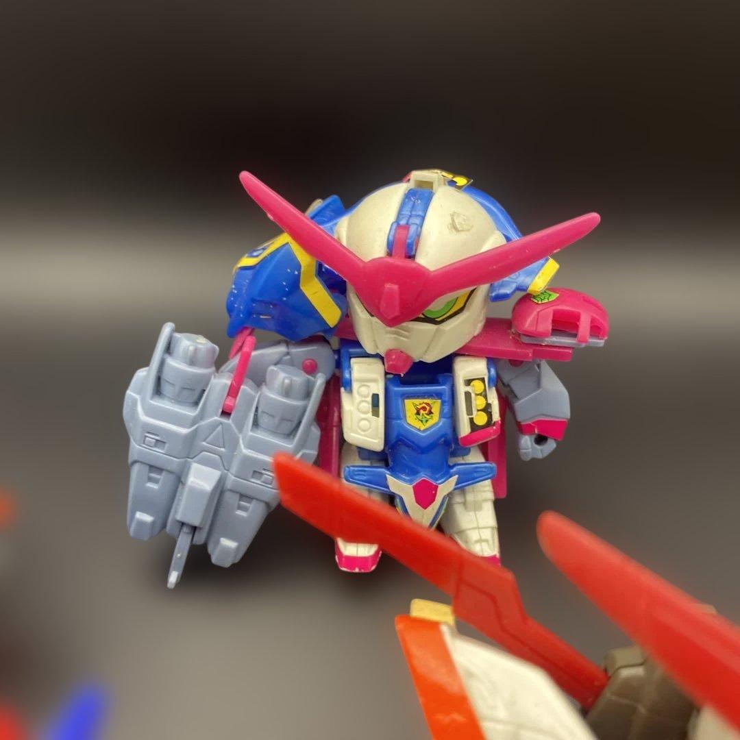 元祖SDガンダム Gチェンジャー 組立済Gガンダム系4体セット