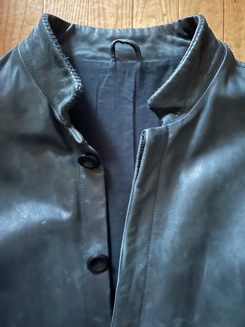 11/30迄価格】10sei0otto レザーライダースジャケット 44表記