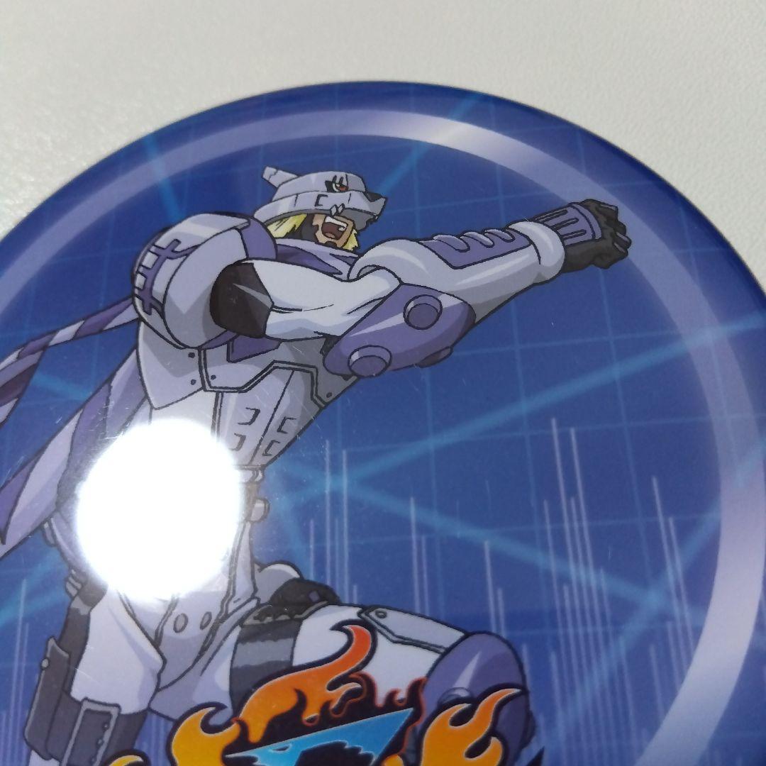 デジモン】ヴォルフモン 20周年 カラ鉄 コラボ トレーディングでか缶バッジ