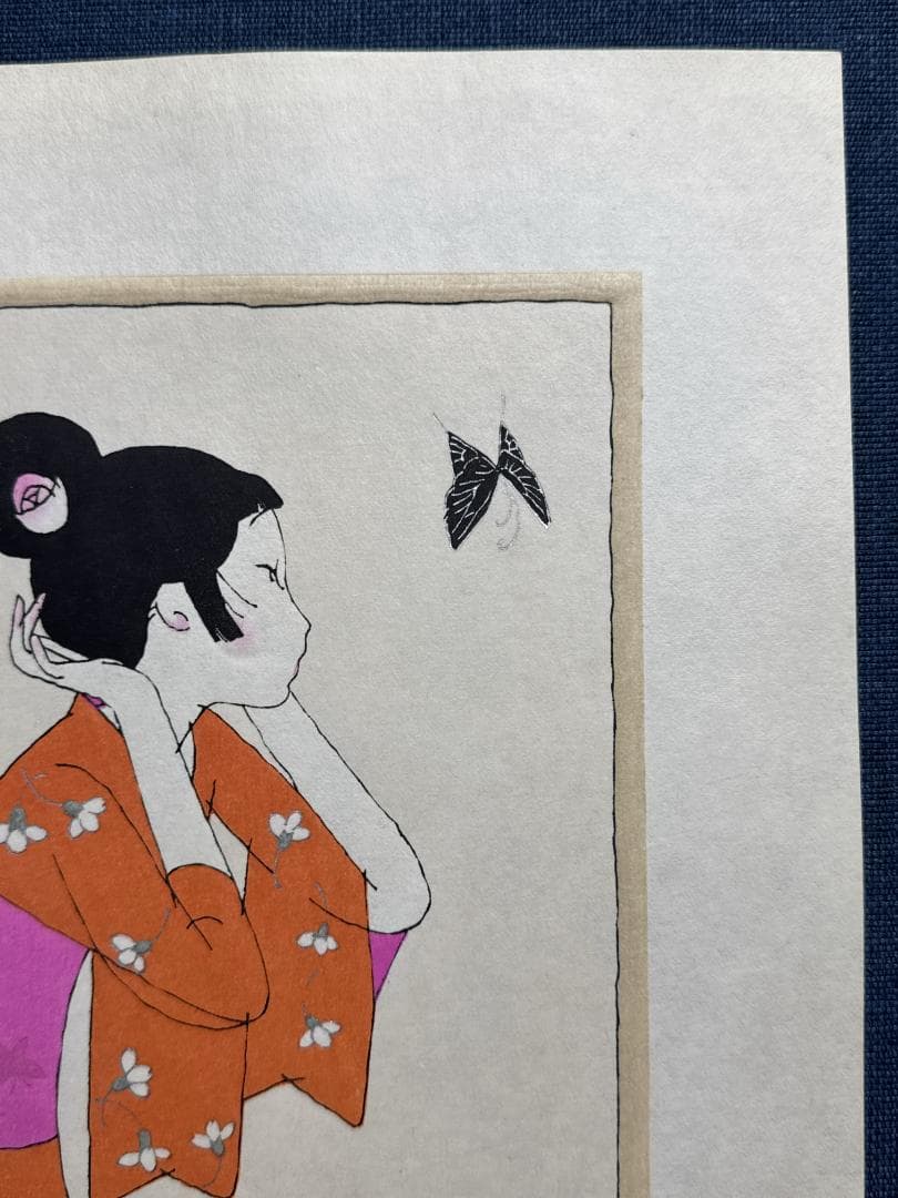 林静一 オリジナル木版画「儚夢（ろまん）」B│rodoku.co.jp