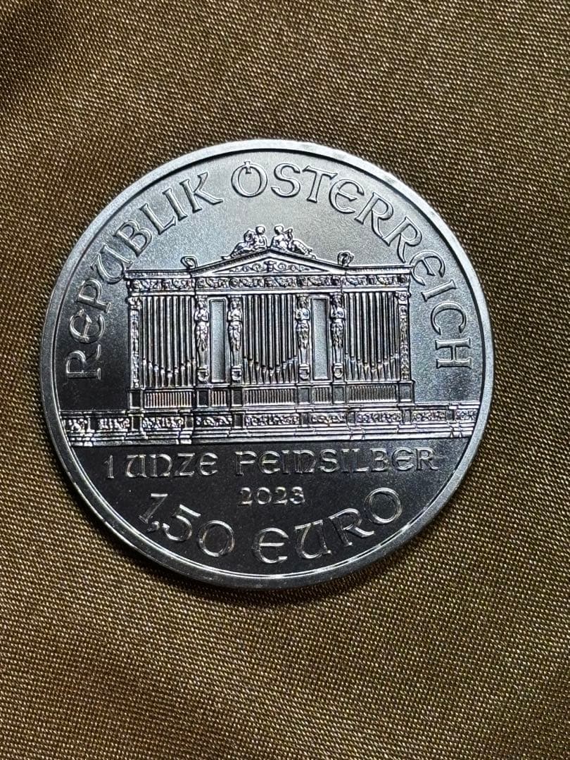 ウィーン銀貨1枚 2023年発行 silver 銀 1オンス銀貨 - メルカリ