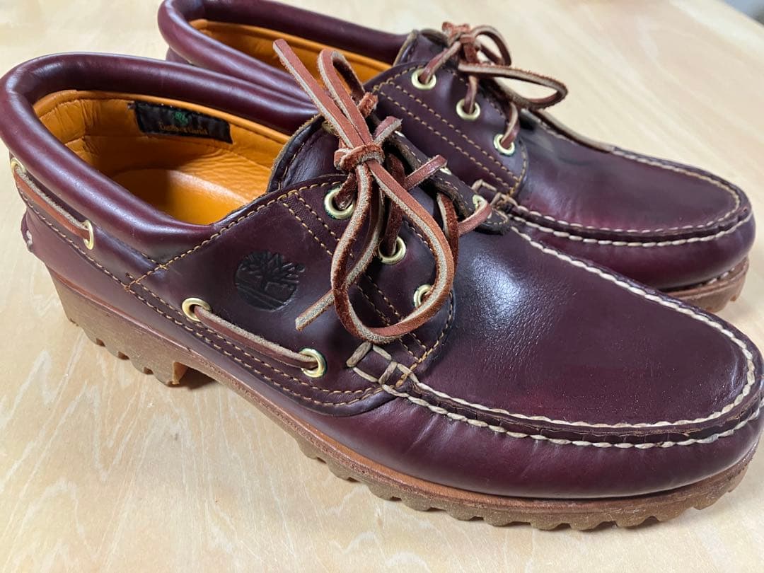 Timberland 3eye クラシックラグ　27cm バーガンディ