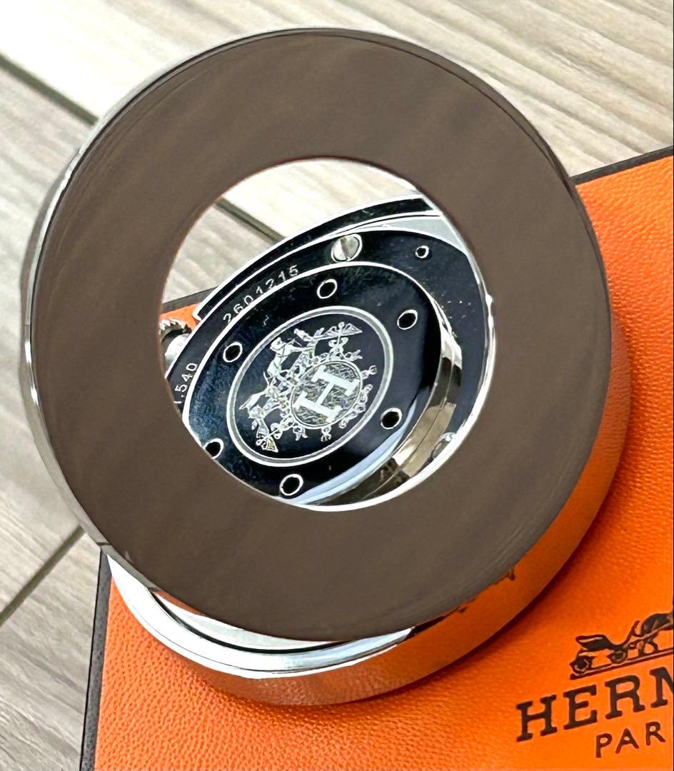 ☆希少☆エルメス クリッパーリーベルPE-CL1.505置時計 美品☆エルメス