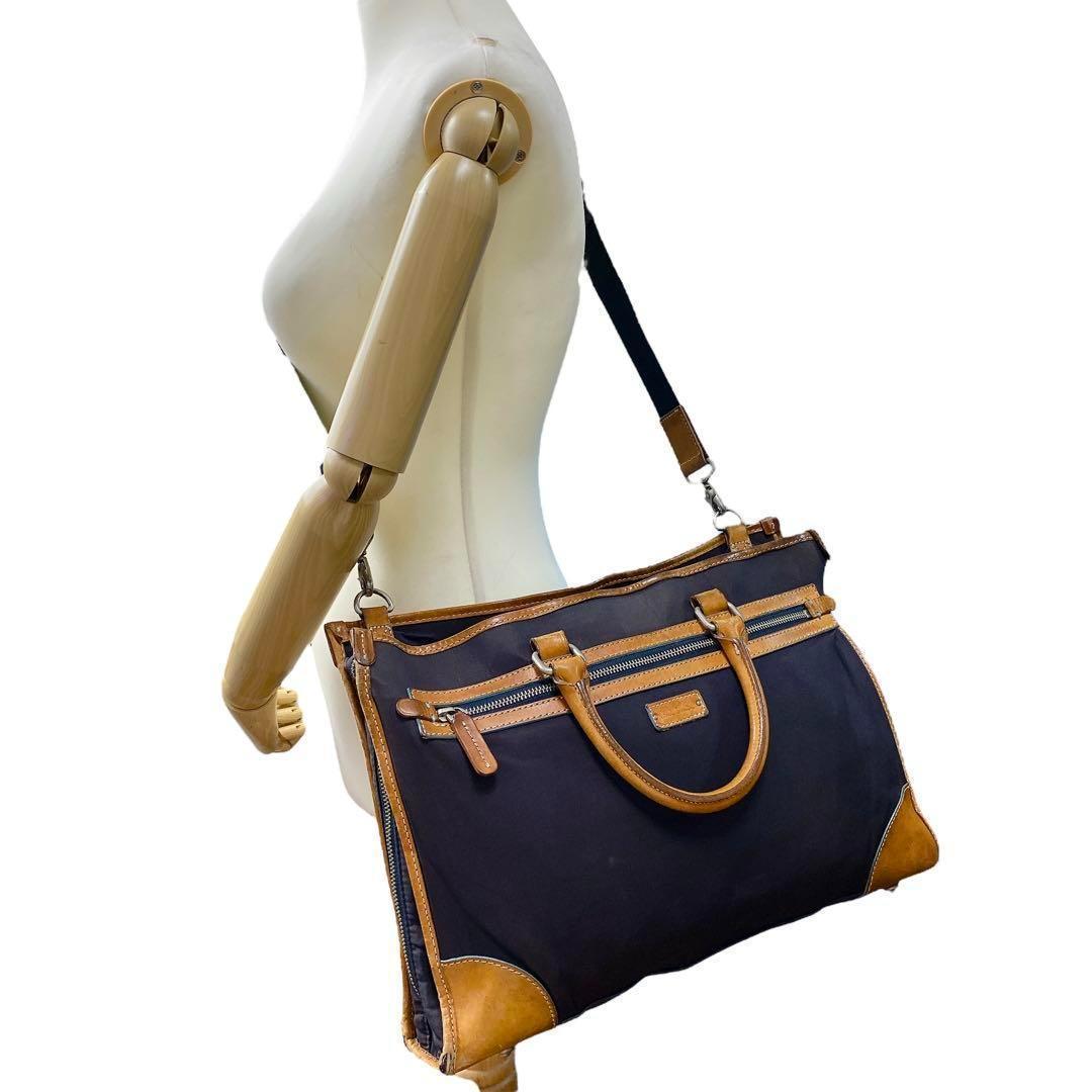 Paul Smith A4収納 メンズ 2way ビジネスバッグ 8343