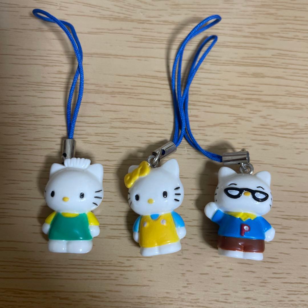 ハローキティ ミミィ ダニエル ジョージ ストラップ 平成 - メルカリ
