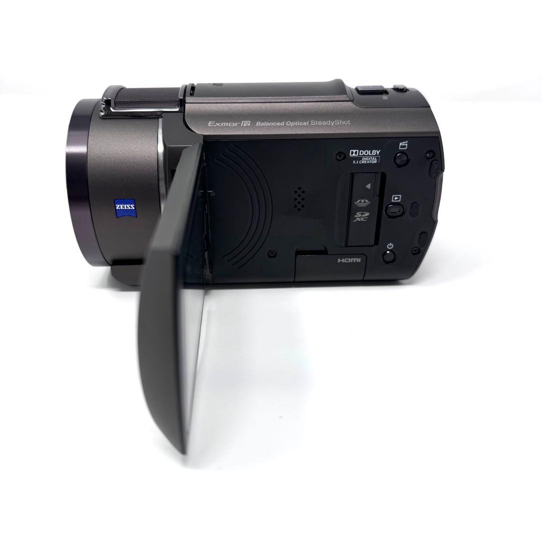 SONY FDR-AX45 ブラウン デジタルビデオカメラ 【中古】