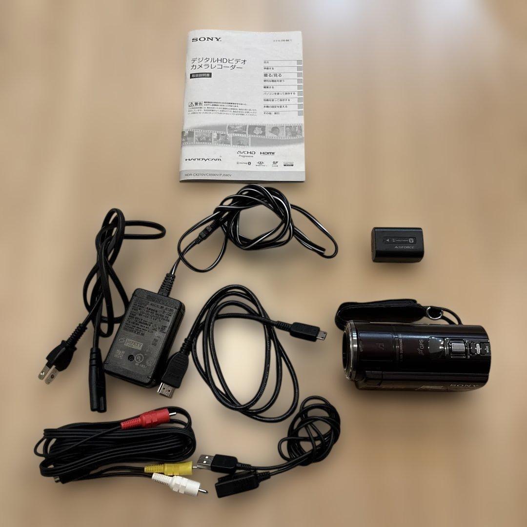 SONY ビデオカメラ　HDR-CX590V