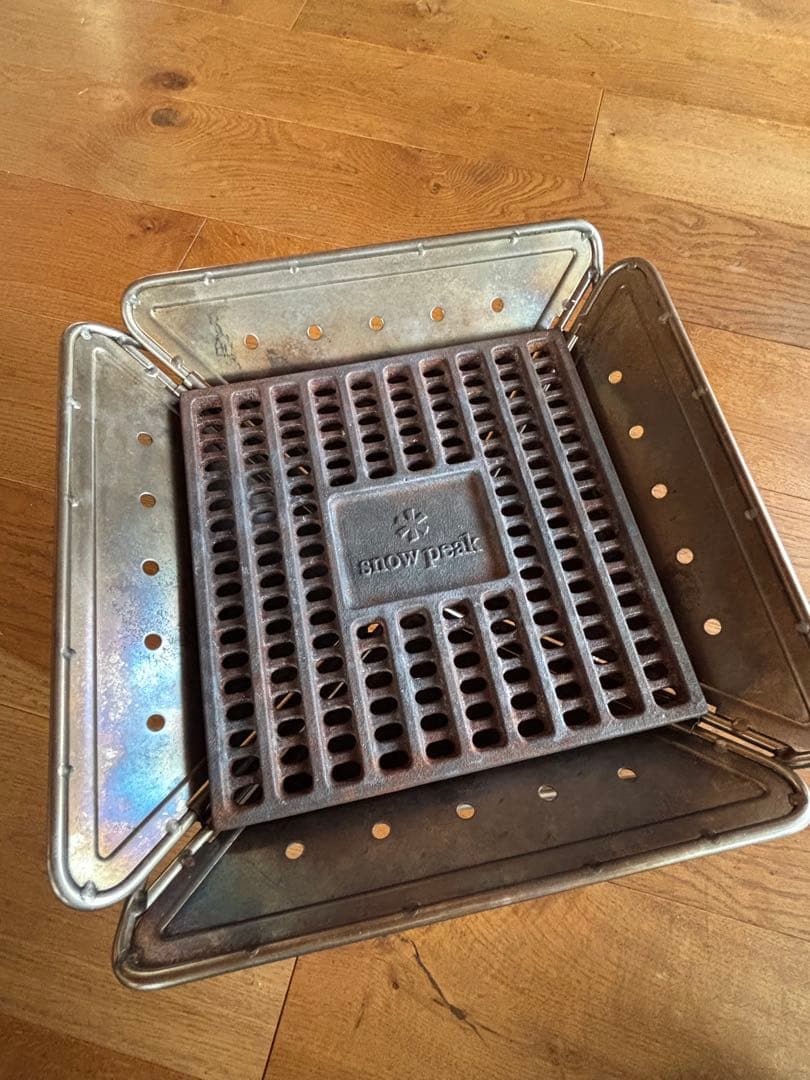 peak焚き火台Mスターターセット＋炭床S＋キャンバス袋