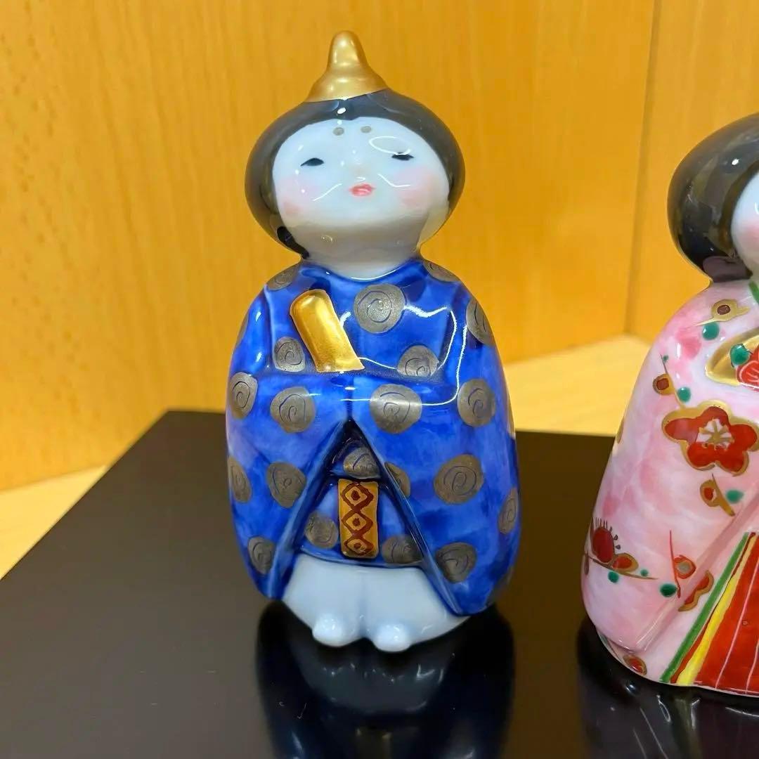 【hirorin】銀座WAKO扱い 陶びな 雛人形 有田焼 佐々木道子作