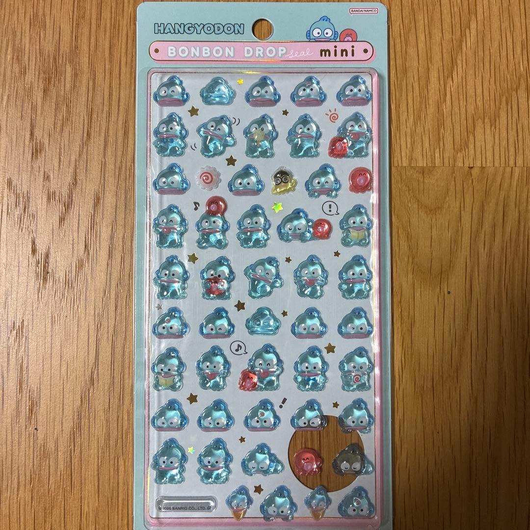 正規品　サンリオ ボンボンドロップシール ミニ 8点コンプリートセット
