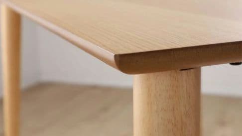 島忠 天然木 オーク ダイニングテーブル　幅135×奥行80×高71cm