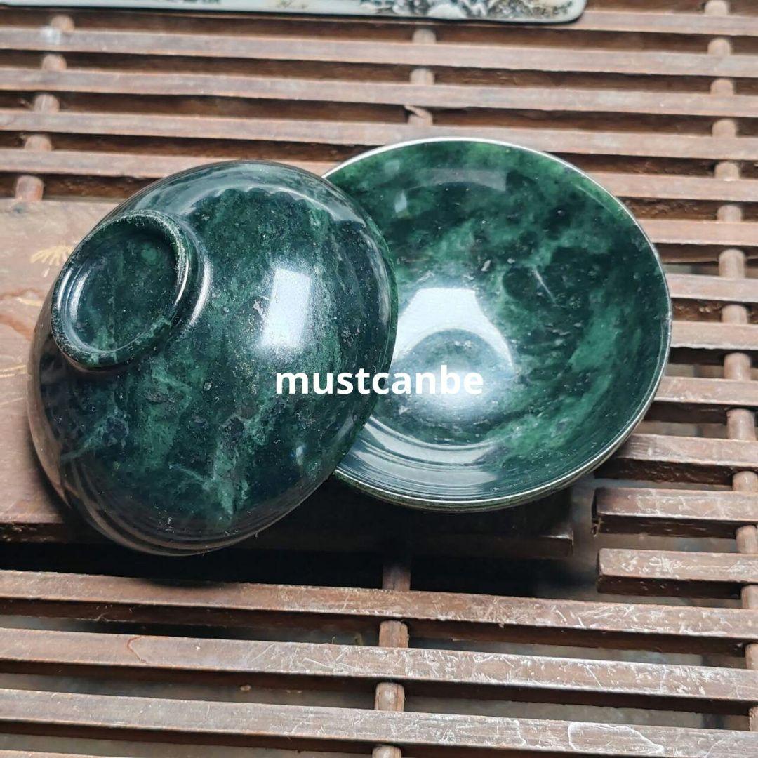 天然薬王石湯飲み 薬王石禅杯新品 2つ