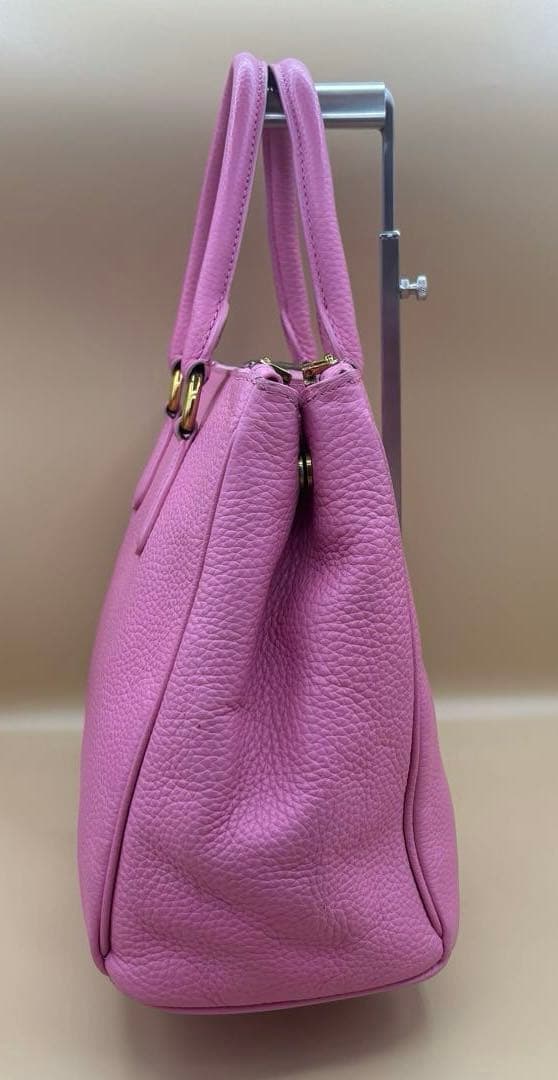 PRADA プラダ レザー ハンド ショルダー バッグ ピンク