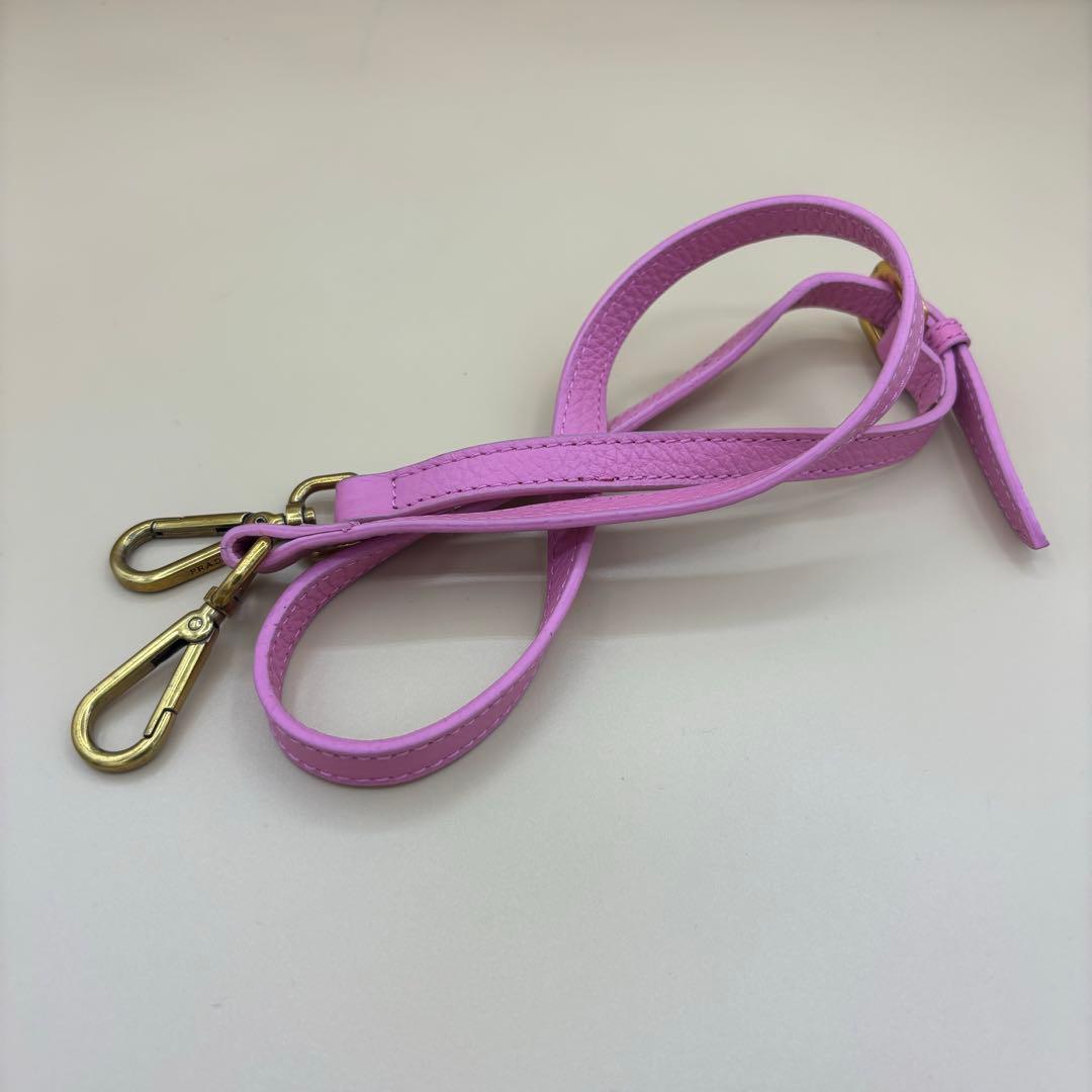 PRADA プラダ レザー ハンド ショルダー バッグ ピンク